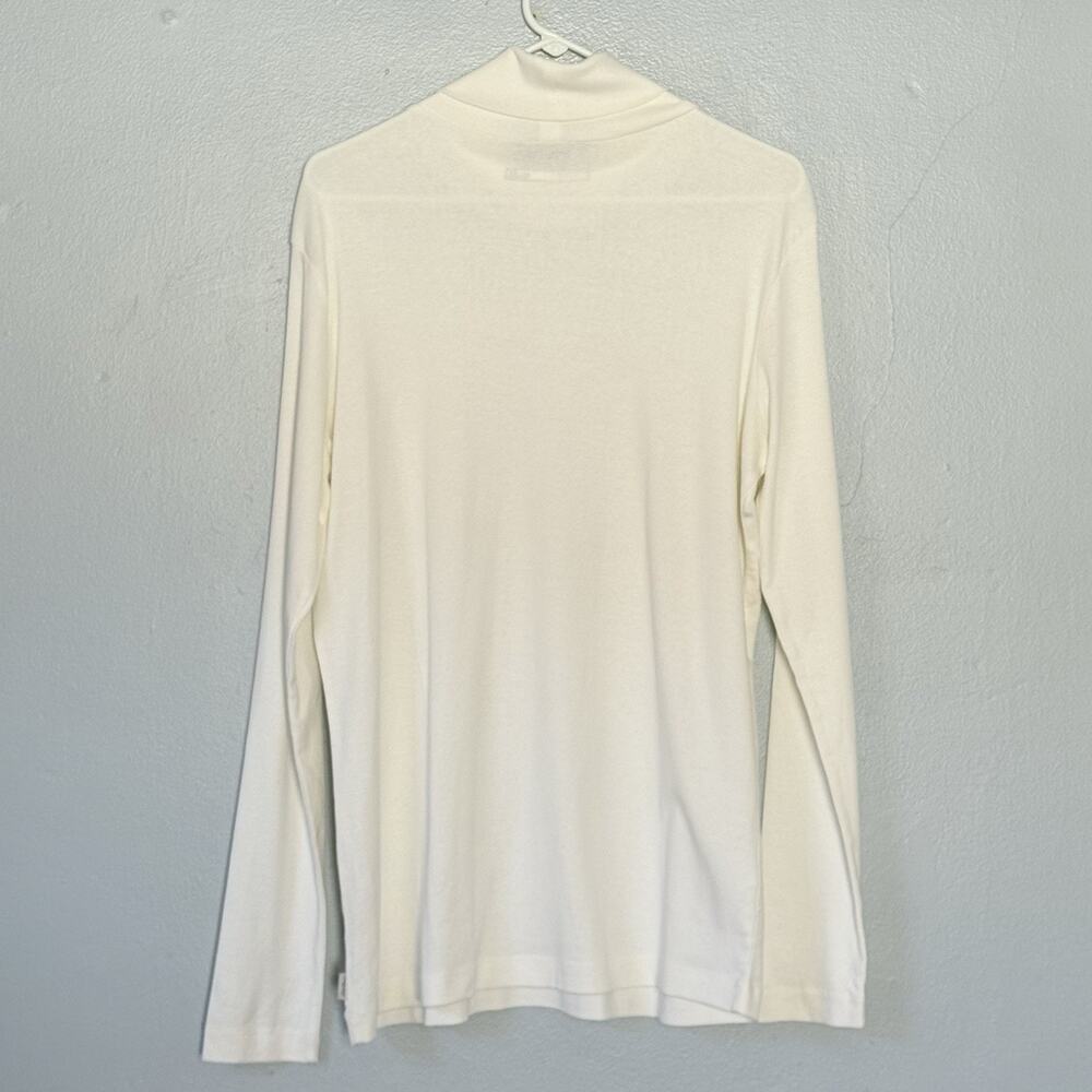 Eddie Bauer Top Womens Size 2XL Off White Cream Turtleneck Base Layer Warm - Picture 2 of 6
